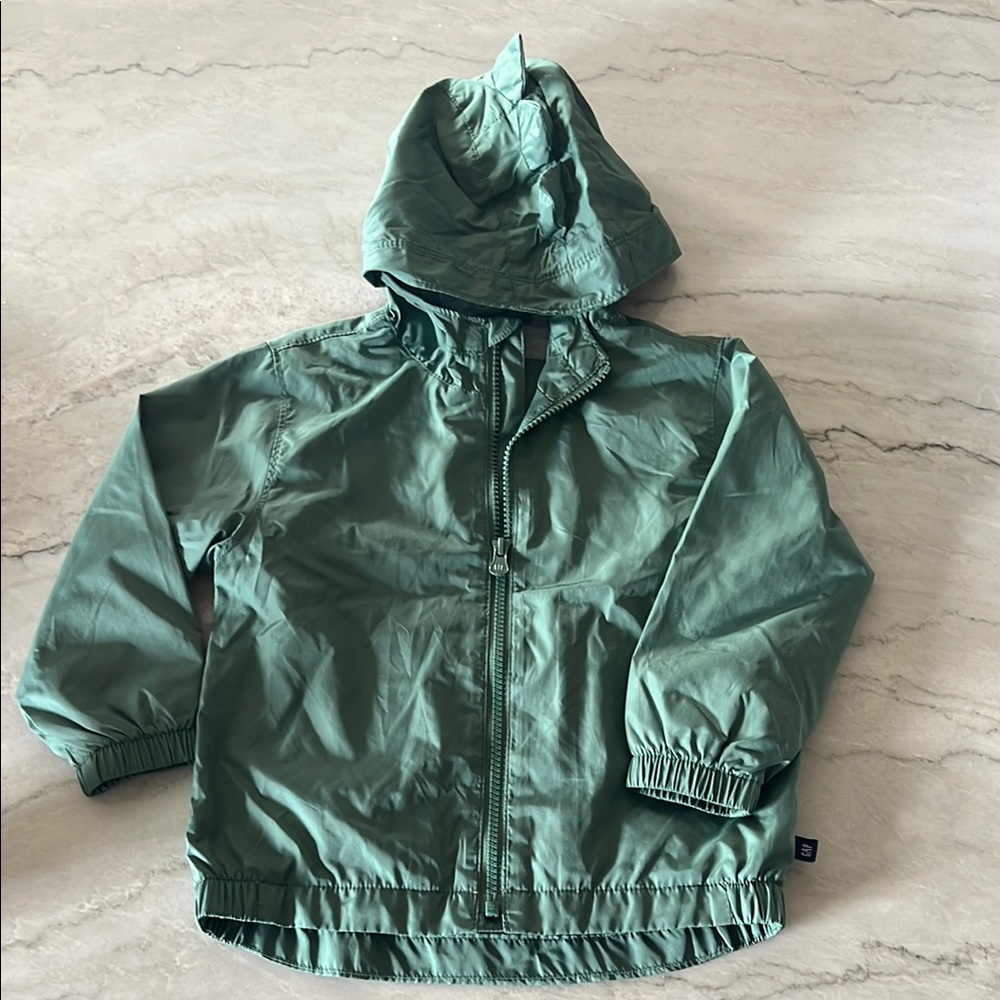 Kids Green Hooded Jacket